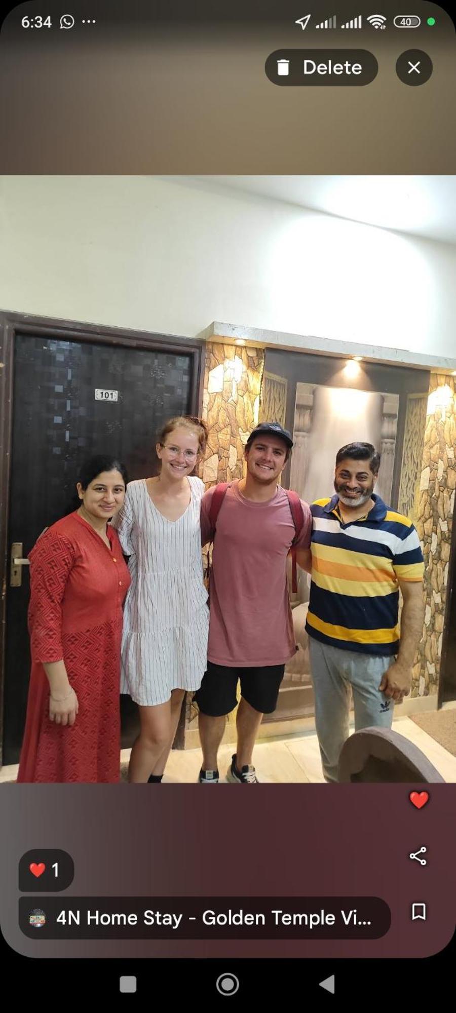 4N Homestay- Golden Temple View Amritsar Esterno foto