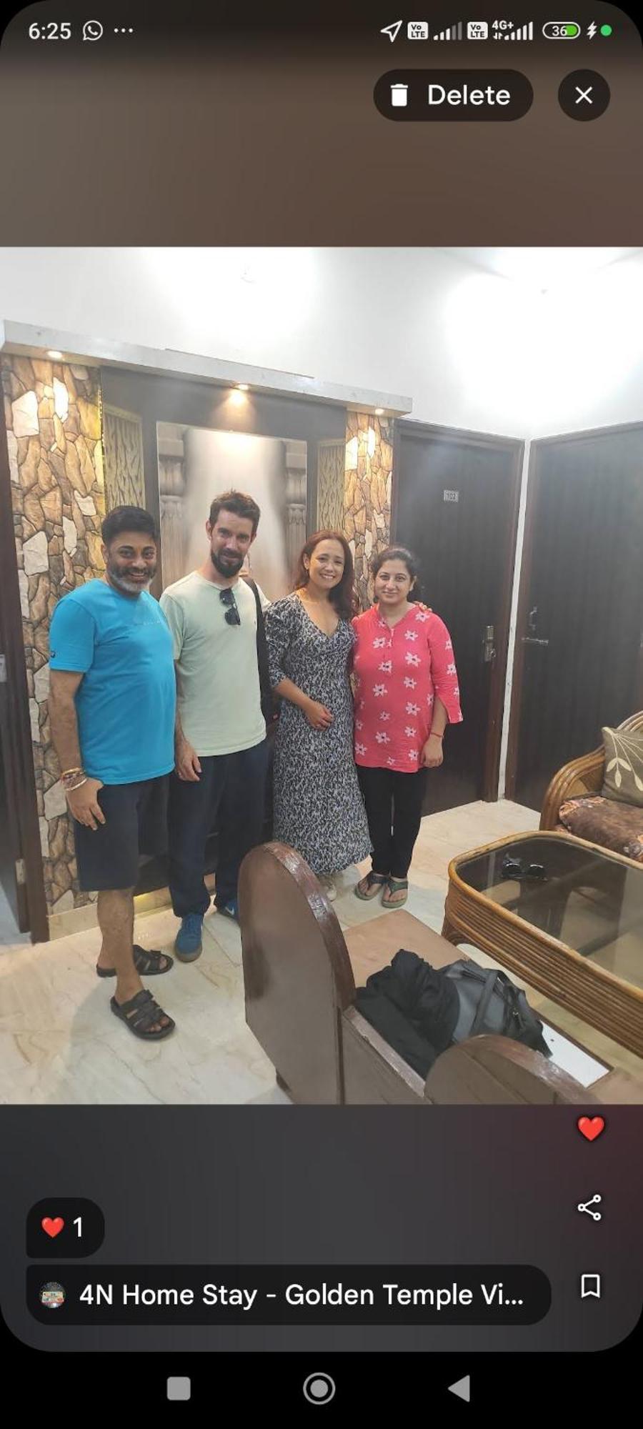4N Homestay- Golden Temple View Amritsar Esterno foto